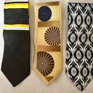 Set of Three Made in Italy Luxury Men’s Ties!